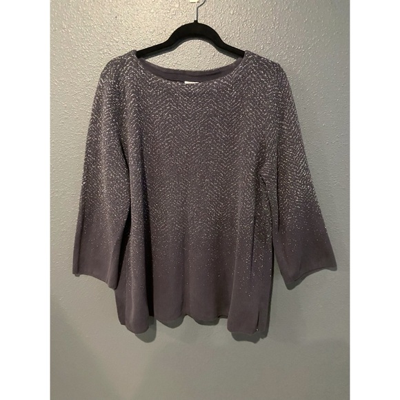 Chico's Sweaters - Chico's Shimmering Dark Gray sweater
